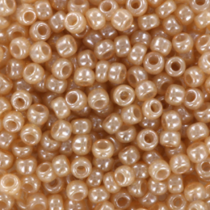 Rocailles Miyuki 8/0 Ceylon translucent jasmine rose 8-2370