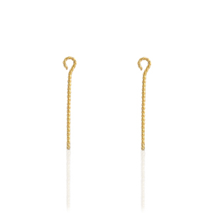 Componenti in acciaio inossidabile chiodino a occhiello 30mm oro