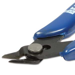 Beadsmith pinza tronchese per nodi blu-nero