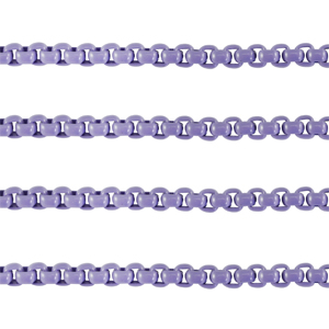 Catena a rol&ograve; 3mm viola