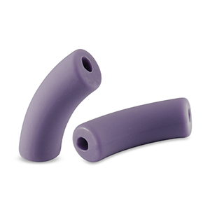 Perline in acrilico tubo opaca viola paisley