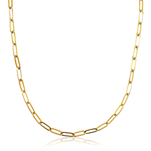 Collane in acciaio inossidabile maglia oro