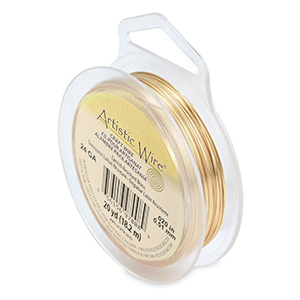 Artistic Wire 24 Gauge ottone resistente all'appannamento