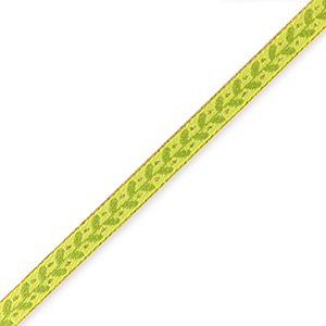 Nastro con testo foglia verde chiaro-verde oliva