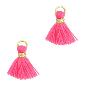 Nappine 1.2cm oro-fucsia rosa neon