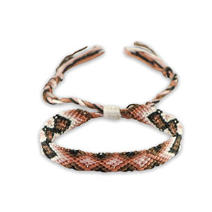 Braccialetti alla moda nero-rosa vintage