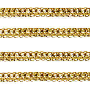 Componenti in acciaio inossidabile catena oro