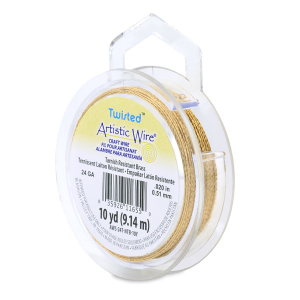 Artistic Wire 24 Gauge ottone resistente all'appannamento