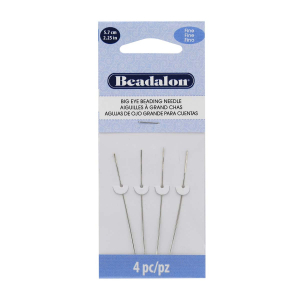 Beadalon ago infilaperle con occhiello 5.7cm (fine) argento