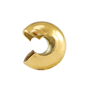Componenti in acciaio inossidabile coprischiaccini 5mm oro
