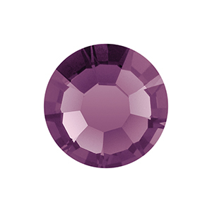 Pietra di nascita Febbraio Preciosa SS16 a fondo piatto (4mm) Amethyst purple