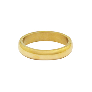 Anelli in acciaio inossidabile oro
