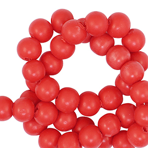 Perline di polimero 6mm rosso