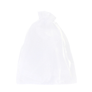 Sacchetti in organza 10x12cm bianco