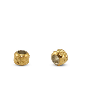 Perline in acciaio inossidabile 3mm oro