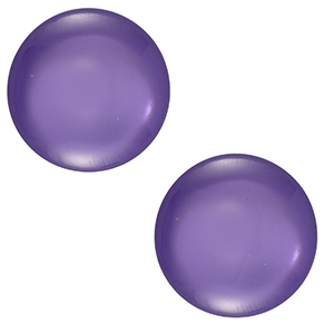 Cabochon Polaris Elements 20 mm classico Lucido viola ultravioletta