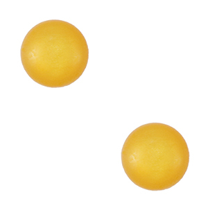 Cabochon Polaris 4mm soft SS16 "Pietra di nascita" shiny Novembre giallo ocra