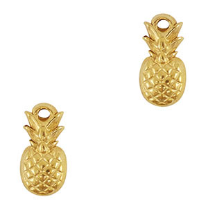 Ciondoli in acciaio inossidabile ananas oro