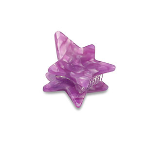 Accessori fermaglio per capelli stella viola