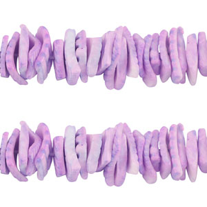 Perline di conchiglia chips viola