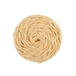 Pendenti in rafia 25mm pesca chiaro