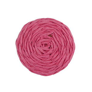 Pendenti in rafia 25mm fucsia