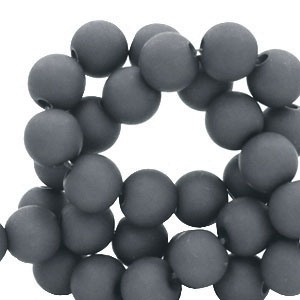 Perline in acrilico 6 mm antracite