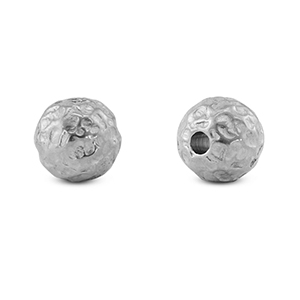 Perline in acciaio inossidabile 8mm argento