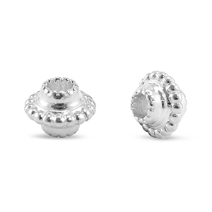 Perline di metallo DQ anello separatore Bali argento antico (privo di nichel)