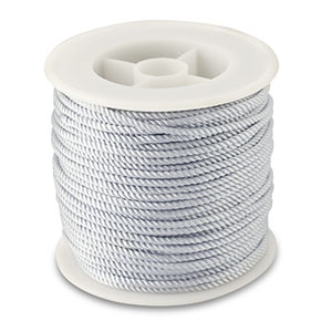 Cordoncino alla moda 2mm grigio