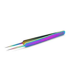 Beadsmith Chroma pinzette per nodi Titanio arcobaleno