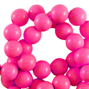 Perline in acrilico 10 mm lucido fucsia rosa