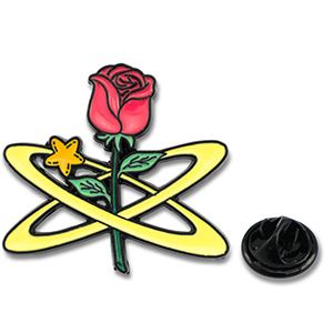 Pins rose rosso-verde-giallo