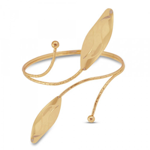 Bracciale da braccio foglia oro