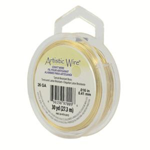 Artistic Wire 26 Gauge ottone resistente all'appannamento