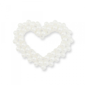 Ciondoli accattivanti cuore bianco