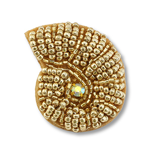 Broches conchiglia oro