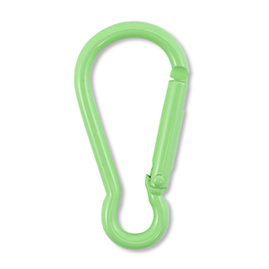 Componenti colorati anello bris&eacute; portachiavi verde