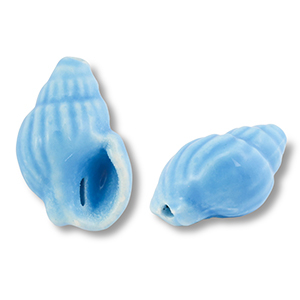 Pendenti di ceramica lumachina blu