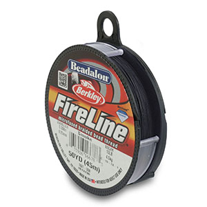 Beadalon filo infilaperle Fireline 0.20mm nero