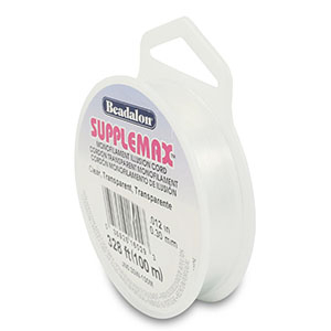 Beadalon filo infilaperle Supplemax 0.30mm trasparente