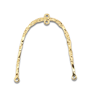 Ciondoli / distanziatore in acciaio inossidabile arco oro