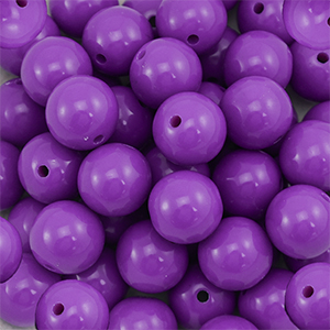 DQ Perline in acrilico 16 mm viola