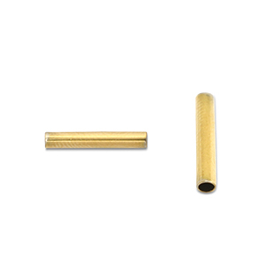 Perline in acciaio inossidabile tubo 5mm oro