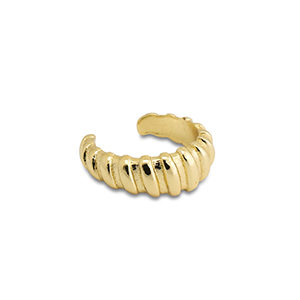 Orecchini in acciaio inossidabile ear cuff oro