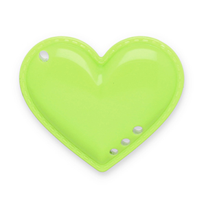 Ciondoli accattivanti cuore verde lime