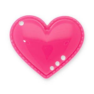 Ciondoli accattivanti cuore rosa scuro