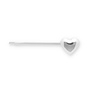 Accessori per capelli fermaglio per capelli cuore argento