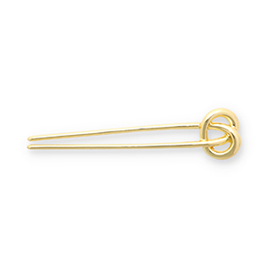 Accessori per capelli Forcina per capelli francese nodo oro