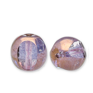 Perline Rep. Ceca FPB tonda 6mm light amethyst-bronze
